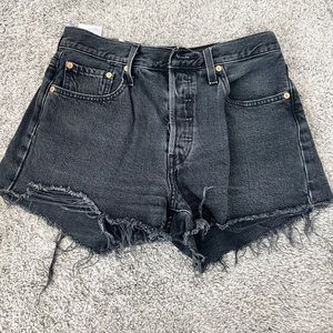 Levi’s Black Jean Shorts Size 27